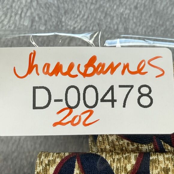 Jhane Barnes Mens Neck Tie Multi-color Abstract Print 100% Silk Made in Japan - Picture 12 of 12